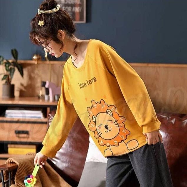 Lion Love Night Suit Lion Love Night Suit